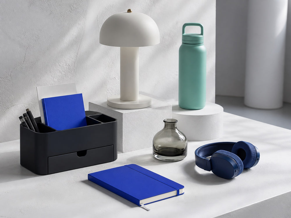 AI-gegenereerde sfeerimpressie voor een lifestylewebshop-ontwerpstudie